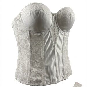 Dominique Ivory Lace Bustier
